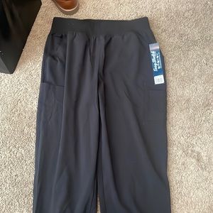 Black Easy Stretch Scrub Pants